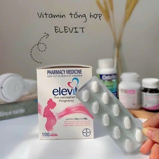Tách lẻ 1 vỉ elevit dành cho mẹ bầu - lẻ 10 viên