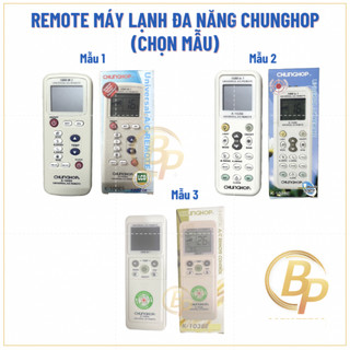 Remote máy lạnh đa năng Chunghop - Điều khiển điều hoà đa năng Chunghop