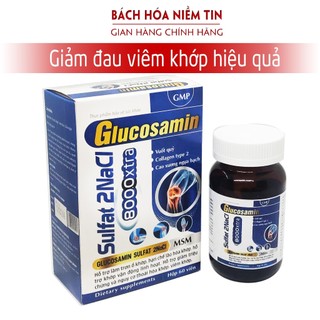 GLUCOSAMIN Gold 8000 Extra - Hết đau nhức xương khớp, thoái hóa cột sống, làm trơn ổ khớp giúp vận động dễ dàng