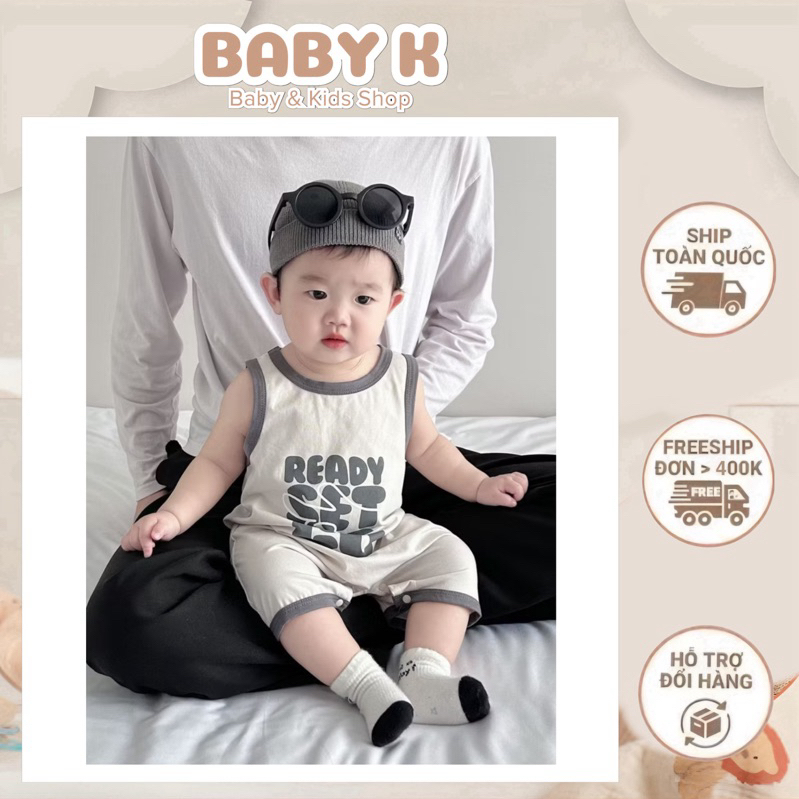 Bộ quần áo body kit 3 lỗ Ready trẻ em Baby K