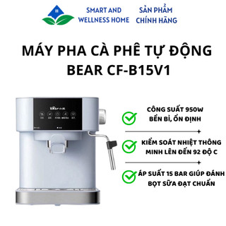 Máy Pha Cà Phê Tự Động Bear CF-B15V1 - Bảo hành 18 tháng