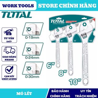 Đồ nghề total bộ 3 mỏ lết răng thtk1013