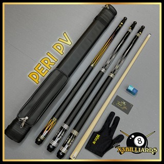 [Hàng Chính Hãng] Cơ Lỗ Bida Peri PV Ngọn Công Nghệ P20, Gậy Bi A Pool Ren Radial Tặng Kèm Găng Tay Peri