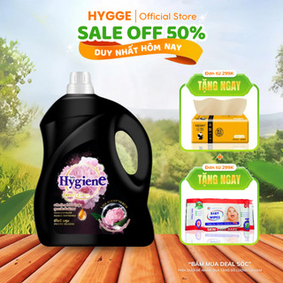 Nước xả hygiene thái lan giặt xả vải, quần áo siêu đậm đặc mềm vải chính hãng can 3500/3000ml