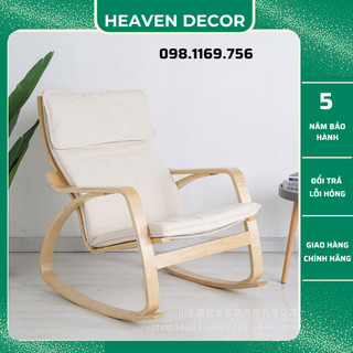 Ghế Poang Ngắn Bập Bênh Thư Giãn,Uống Trà, Đọc Sách - Có Thể Làm Quà Tặng Cho Người Thân