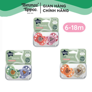 Ty Ngậm Vui Nhộn Cho Bé Tommee Tippee Fun-Friends 6-18 Tháng