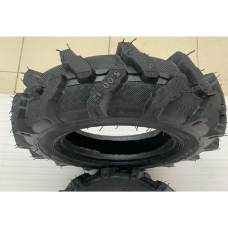 Vỏ , lốp gai 500-12, 8pr  , lốp máy cày 500 - 12  vào mâm niềng  lazang 400,450,500-12 - lốp gai địa