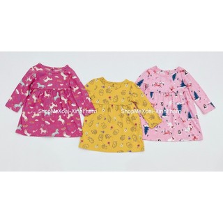 Body đùi váy dài tay hiệu won.der 100% cotton xuất dư