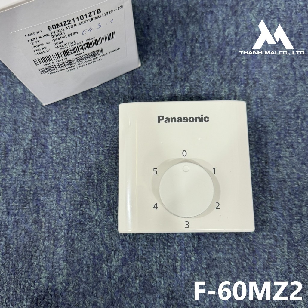 [Quạt trần Panasonic] Bộ chiết áp quạt trần Panasonic F-60MZ2 _ 60MZ21101ZTB
