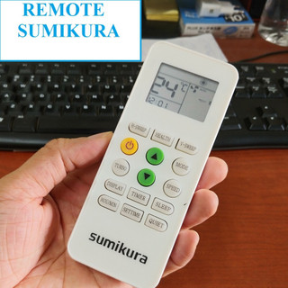 Remote máy lạnh điều khiển điều hòa Sumikura Inverter 1 và 2 chiều mẫu mới CÓ 2 NÚT XANH -Bh 3 tháng lỗi đổi mới