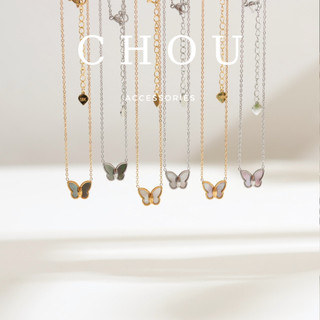 Dây chuyền titan, vòng cổ titan hình bướm | chou accessories |