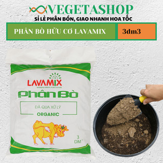 Phân bò lavamix 3dm3 - vegetashop