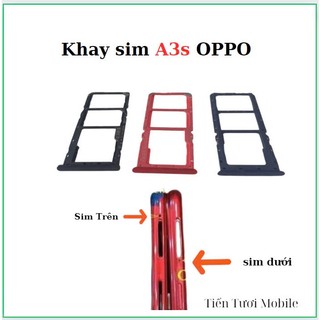 Khay sim oppo A3s,thay thế
