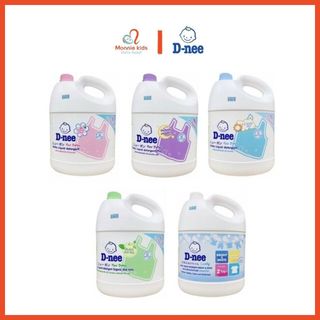 Nước giặt quần áo trẻ em Dnee Thái Lan can 3000ml, xà phòng giặt quần áo cho bé - Monnie Kids