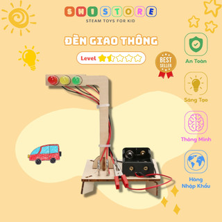 Đồ Chơi STEM, Mô Hình Đèn Giao Thông, Đồ Chơi Thông Minh