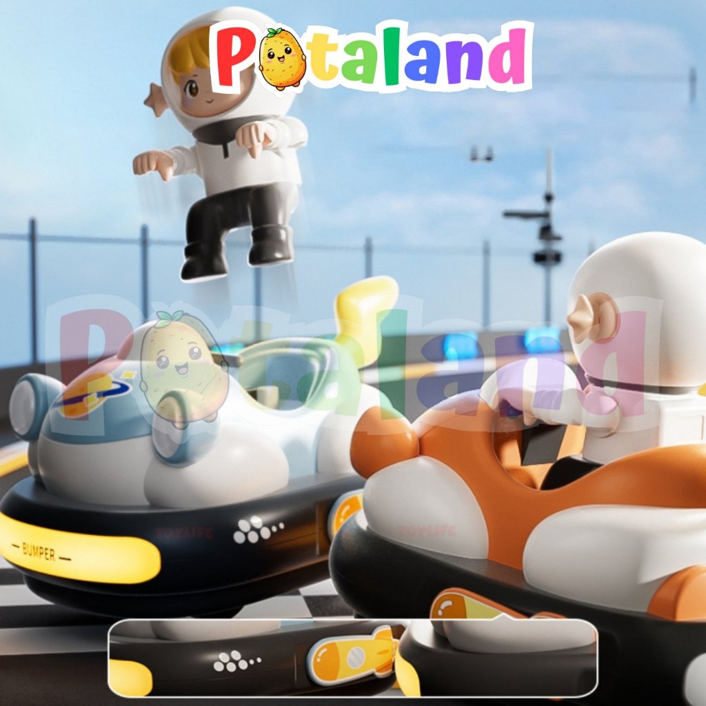 Bộ đồ chơi xe điều khiển từ xa drift chạm và phóng lên vui nhộn cho bé xe điều khiển mini va chạm bắ