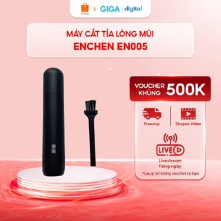 Máy cắt tỉa lông mũi enchen en005 - cắt êm ái, nhỏ gọn tinh tế - lưỡi nổi xoay 360° dễ dàng cắt tỉa