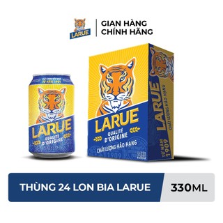 HỎA TỐC HCM - Thùng 24 lon bia Larue 330ml/lon