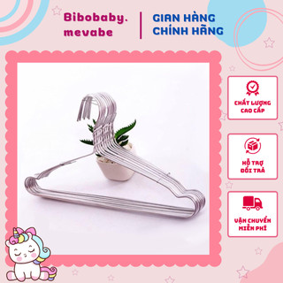 Set 10 móc nhôm nhỏ phơi quần áo trẻ em, móc phơi đồ quần áo trẻ em
