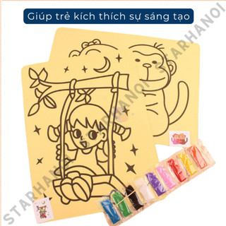 Tranh cát cho bé trẻ em – nhiều size