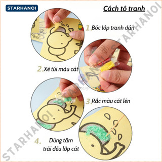 Tranh cát cho bé trẻ em – nhiều size