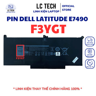 Pin laptop dell latitude 7280 e7280 7290 7390 e7390 7480 e7480, f3ygt, dj1j0 - pin dell 7280 60w, pin dell 7280 42w zin