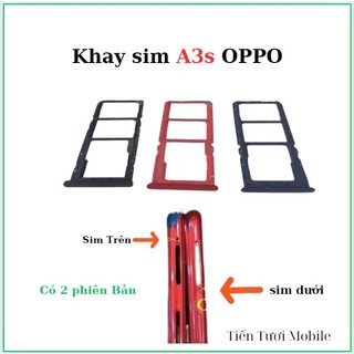 Khay sim oppo A3s,thay thế