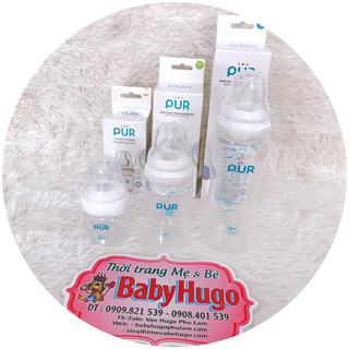 Bình sữa pur thủy tinh 60ml, 130ml , 240ml