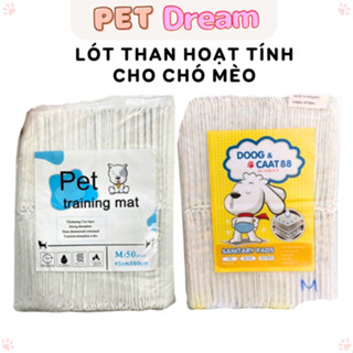 Tã Lót Than Hoạt Tính Cho Chó Mèo Khử Mùi Thấm Hút Nước Tiểu