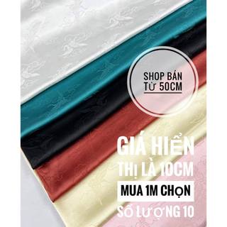 Gấm Lụa Vân Hạc - giá hiển thị là giá 10cm, mua 1m chọn 10.