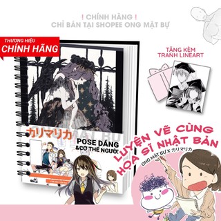 Sổ Luyện Vẽ Kèm 82 Trang Tut Pose&Cơ Thể Người - Sổ Vẽ - Mua1Tặng1Quà - Sketchbook - Ong Mặt Bự - Lỗi 1 Đổi 1