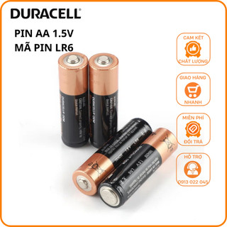 2 viên Pin kiềm Alkaline AA và AAA Duracell 1.5V