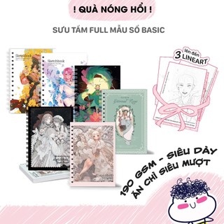  Sổ Vẽ Không Kị Tẩy - Sổ Phác Thảo - Lỗi 1 Đổi 1 - Sketchbook Không Kèm Tài Liệu Vẽ - Ong Mặt Bự