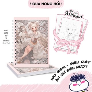 Sổ Vẽ Không Kị Tẩy - Sổ Phác Thảo Shiiro - Sketchbook Không Kèm Tài Liệu Vẽ