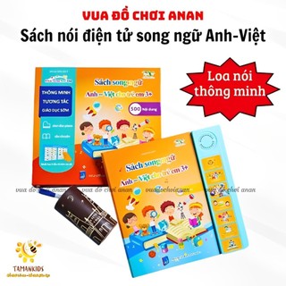 { PHIÊN BẢN ĐẶC BIỆT 2022 } Sách Điện Tử Song Ngữ Thông Minh Anh Việt Giúp Bé Học Tiếng Anh Tiếng Việt