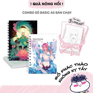  Sổ Vẽ Không Kị Tẩy - Sổ Phác Thảo - Lỗi 1 Đổi 1 - Sketchbook Không Kèm Tài Liệu Vẽ - Ong Mặt Bự