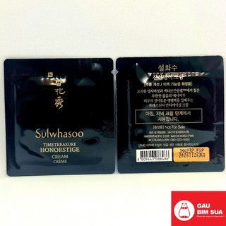 Kem nấm linh chi đen trẻ hoá 10 tuổi chống lão hóa đỉnh cao Sulwhasoo Timetreasure Honorstige Cream