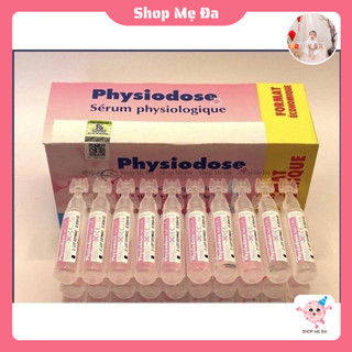 Nước muối sinh lý physiodose pháp cho trẻ sơ sinh tép hồng có tem chính hãng