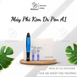 Máy lăn kim, máy phi kim dr pen xanh a1 tích điện cấy tảo cấy phấn cấy trắng da