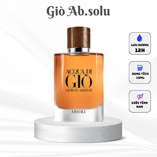 Nước hoa nam Giò vàng 100ml thơm  AMI