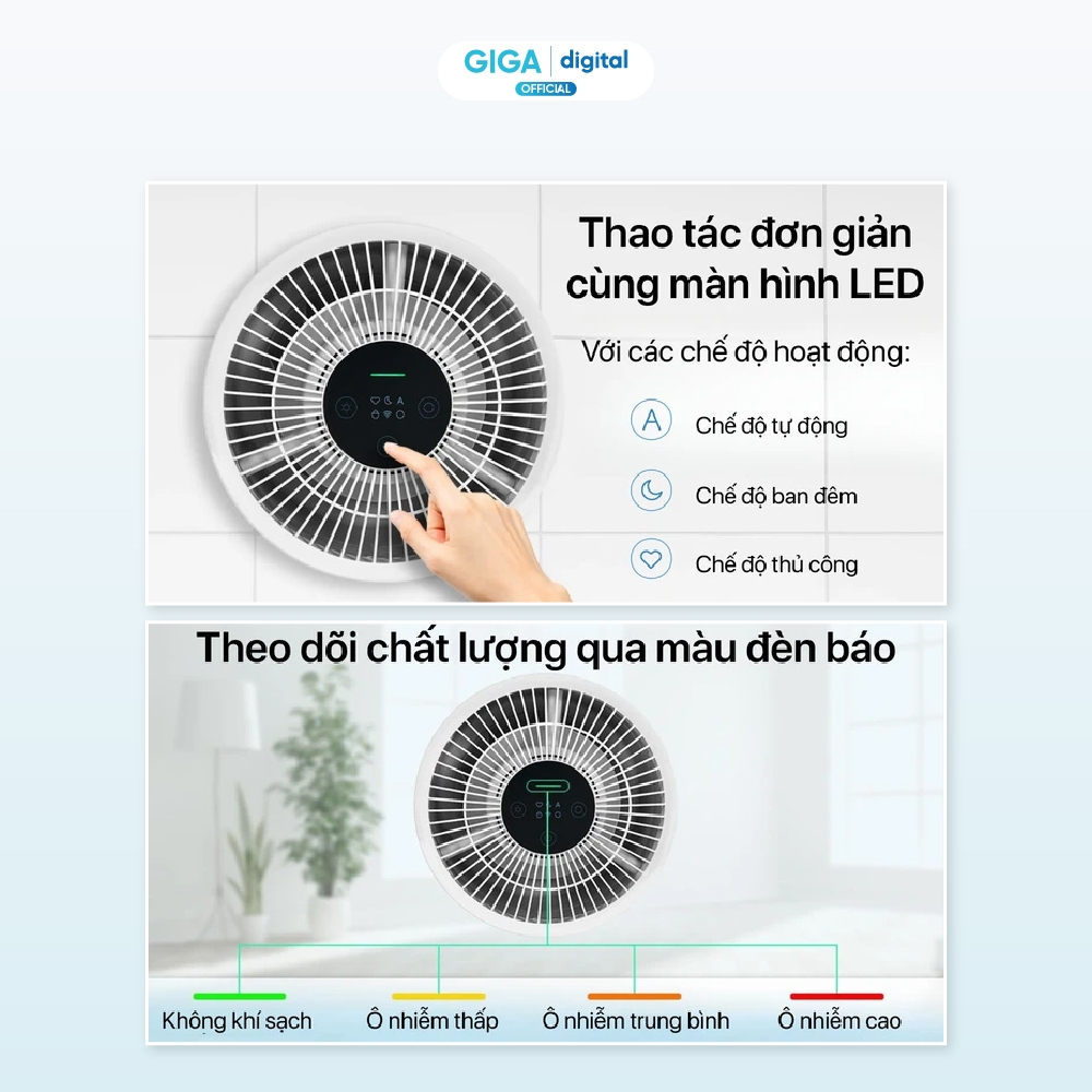 Máy Lọc Không Khí Xiaomi Mi Air Purifier 4 Compact/ 4 Lite/ 4 Pro - Sạch Bụi Mịn PM2.5, Lông Thú Cưng | BigBuy360 - bigbuy360.vn