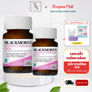 Viên uống bổ sung sắt Blackmores cho bà bầu của Úc Blackmores Iron 30 viên
