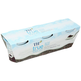 Sữa Chua Ăn TH True Yogurt Nếp Cẩm Tự Nhiên Lốc 3 Hũ 110G