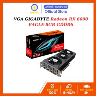Card màn hình VGA GIGABYTE / Asus /  Radeon RX 6600 EAGLE 8GB GDDR6 (GV-R66EAGLE-8GD) - hàng chính hãng