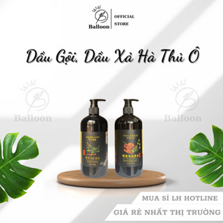 Cặp Dầu Gội Xả Hà Thủ Ô Linh Chi Chính Hãng Mềm Mượt Tóc
