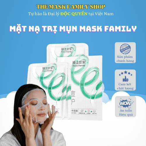 📛CHÍNH HÃNG📛 Mask Family mặt nạ giảm mụn