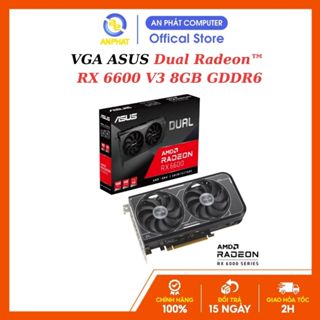 Card màn hình VGA ASUS Dual RadeonTM RX 6600 V3 8GB GDDR6 - Hàng chính hãng - BH 36 Tháng