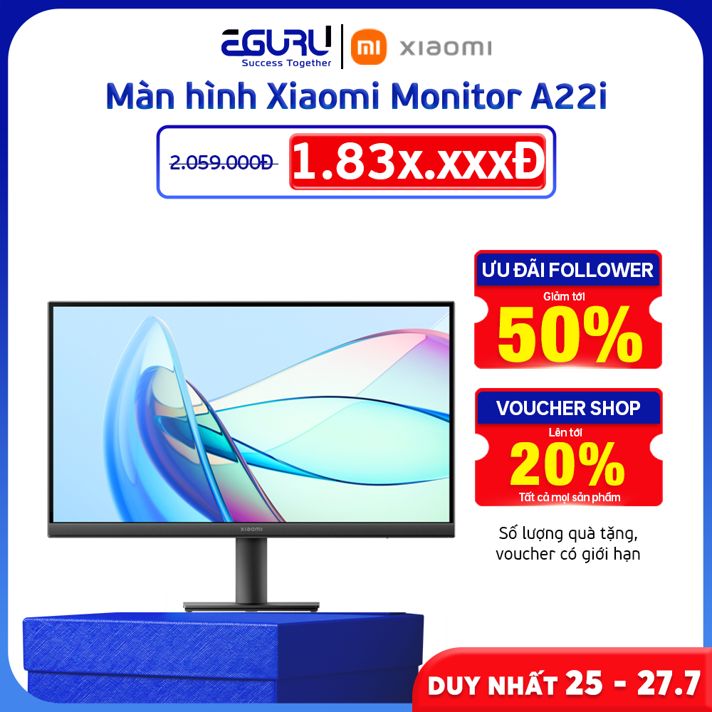 Màn Hình Xiaomi A22i ELA5230EU 22'' IPS FHD 75Hz 5ms HDR | Hàng Chính Hãng | Bảo Hành 12 Tháng | BigBuy360 - bigbuy360.vn