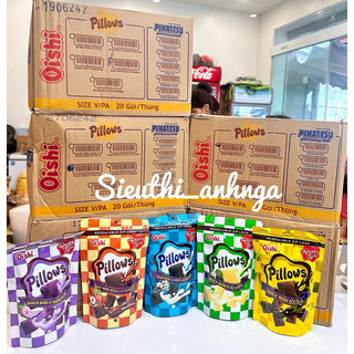 Thùng 20 gói oishi pillows snack nhân nhiều vị gói 80g