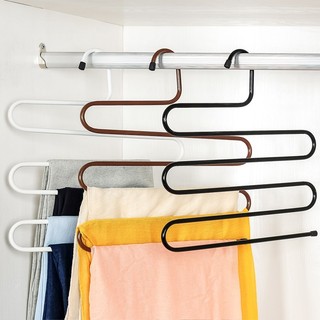 Móc treo quần áo 5 tầng kim loại 35x36x1cm siêu bền chịu lực